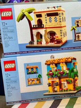 COMPLETE set of FOUR LEGO "Houses of the World" Collection (1-4) ALL UNOPENED